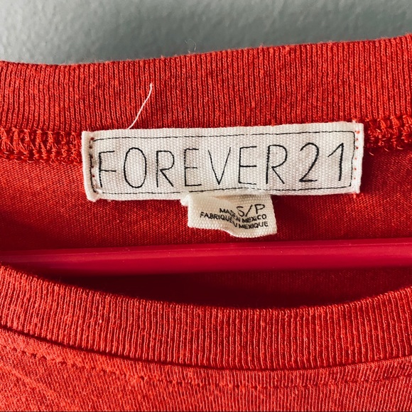 Forever 21 red graphic fringe tee - Picture 6 of 6